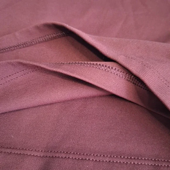 Babaton Contour Polo Long Sleeve Dress Women's Size Small  Maroon Preppy Career - Picture 12 of 15